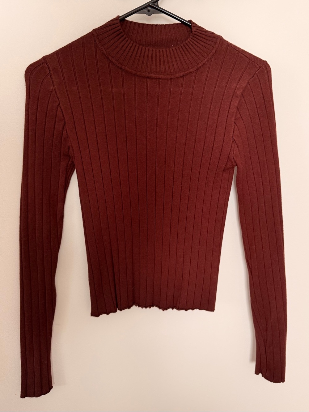 Women's Ribbed Long-Sleeve Top